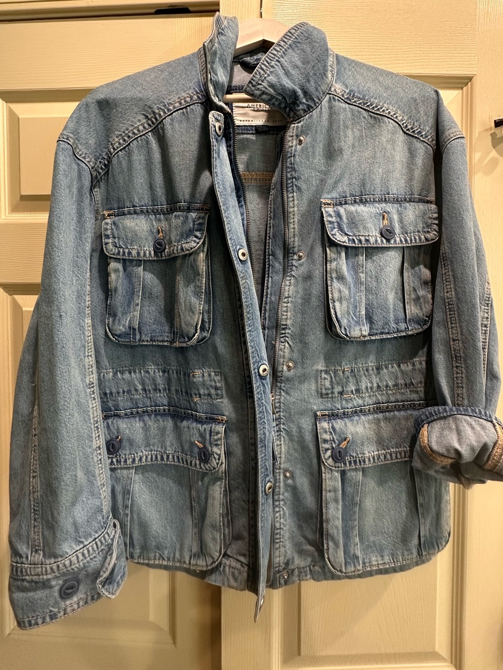 NWOT AE Utility denim jacket